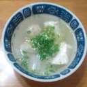 鍋風つみれと豆腐のスープ